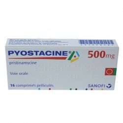Пиостацин (Пристинамицин) таблетки 500мг №16 в Саратове и области фото